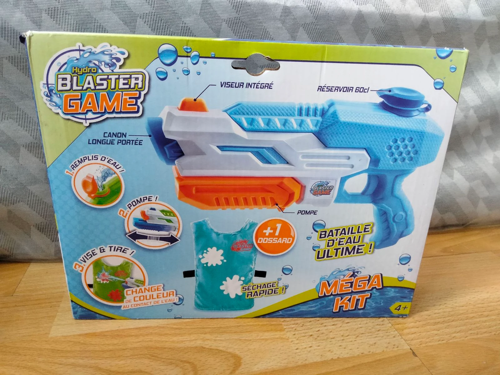 💦 Hydro Blaster Game + dorsal reactivo al agua – Nuevo y empaquetado – photo 4